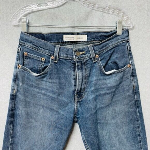 Levi’s Signature S61 relaxed Straight leg Jeans Men’s 30x32  Wash Denim Very Goo - Picture 6 of 7